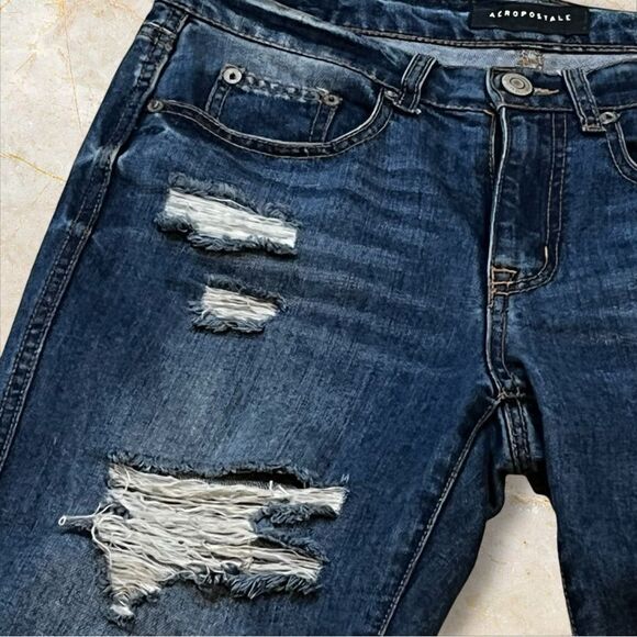 AERO Boyfriend Jeans Aeropostale Distressed Women’s size 4 - Picture 7 of 13